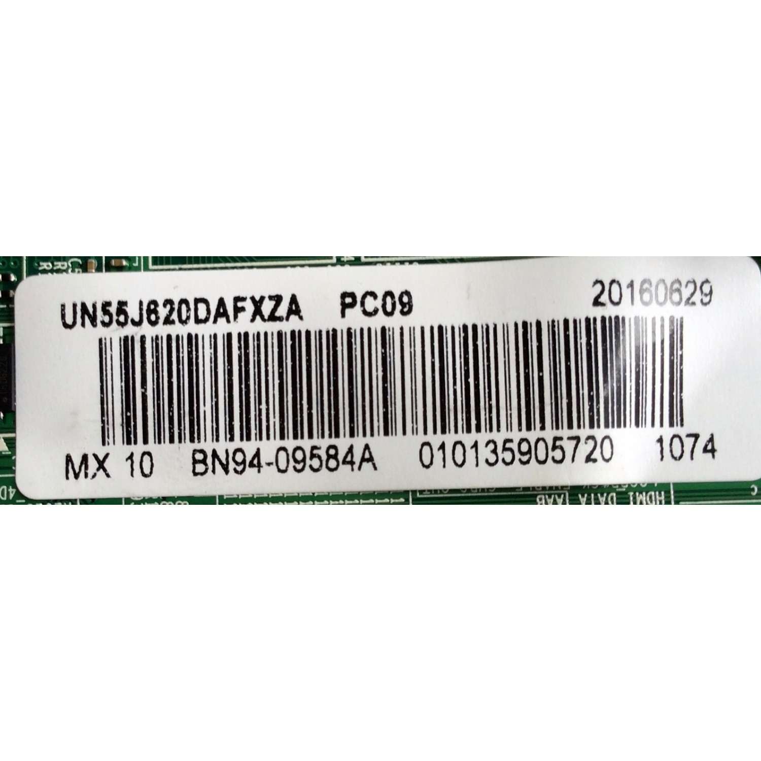 MAIN PARA TV SAMSUNG ORIGINAL / NUMERO DE PARTE BN94-09584A / BN41-02245A / BN97-09756Z / BN9409584A / PANEL CY-DF550CSLV4H / DISPLAY LSF550HJ07-A01 / BN96-37039A / MODELO UN55J620DAFXZA / UN55J620DAFXZA US02 - Imagen 2